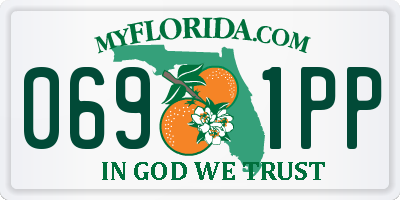 FL license plate 0691PP