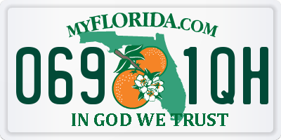 FL license plate 0691QH