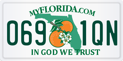 FL license plate 0691QN