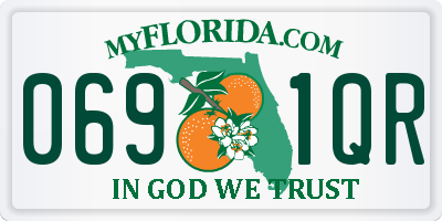 FL license plate 0691QR