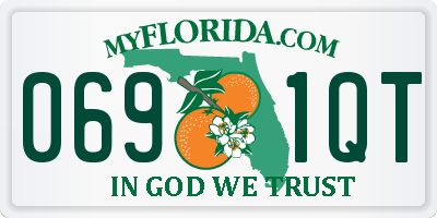 FL license plate 0691QT