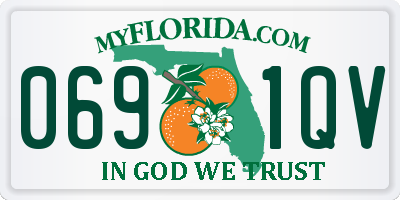 FL license plate 0691QV