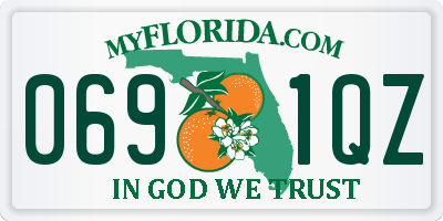 FL license plate 0691QZ