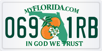 FL license plate 0691RB