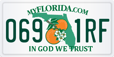 FL license plate 0691RF