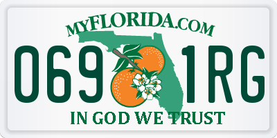 FL license plate 0691RG