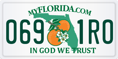 FL license plate 0691RO
