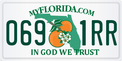 FL license plate 0691RR