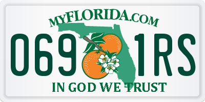 FL license plate 0691RS