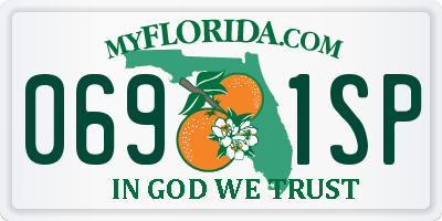 FL license plate 0691SP