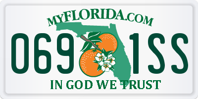 FL license plate 0691SS