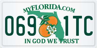 FL license plate 0691TC
