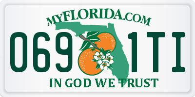 FL license plate 0691TI