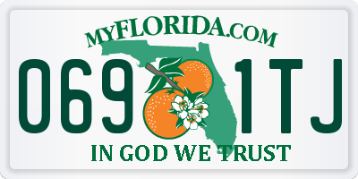 FL license plate 0691TJ
