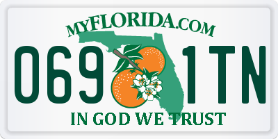 FL license plate 0691TN