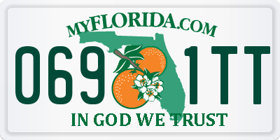 FL license plate 0691TT