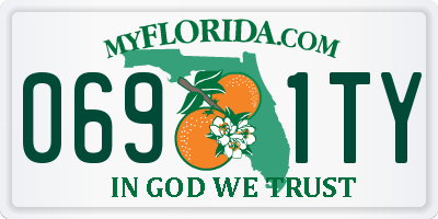 FL license plate 0691TY
