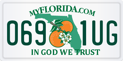 FL license plate 0691UG