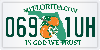 FL license plate 0691UH