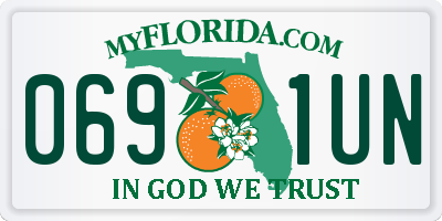 FL license plate 0691UN