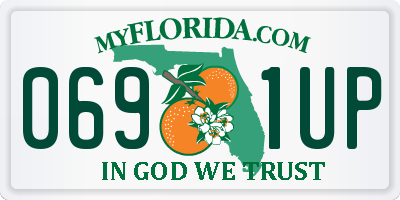 FL license plate 0691UP