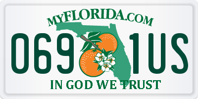 FL license plate 0691US