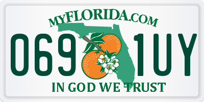 FL license plate 0691UY