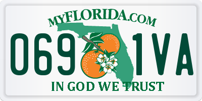 FL license plate 0691VA