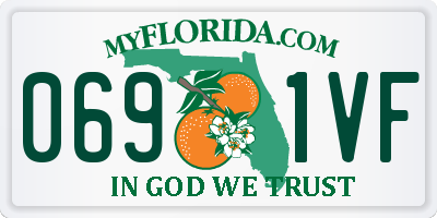 FL license plate 0691VF