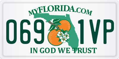 FL license plate 0691VP