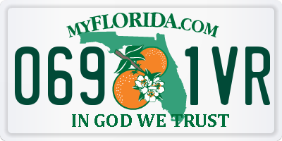 FL license plate 0691VR