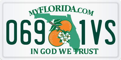 FL license plate 0691VS