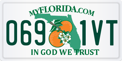 FL license plate 0691VT