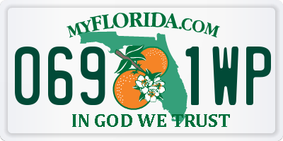 FL license plate 0691WP