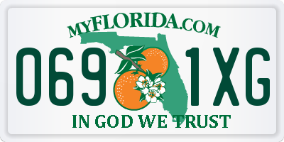 FL license plate 0691XG