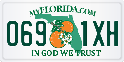 FL license plate 0691XH