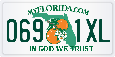 FL license plate 0691XL