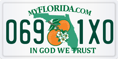 FL license plate 0691XO