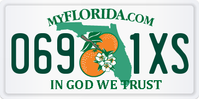 FL license plate 0691XS