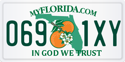FL license plate 0691XY