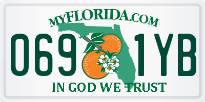 FL license plate 0691YB
