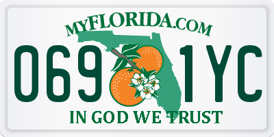 FL license plate 0691YC