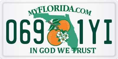 FL license plate 0691YI