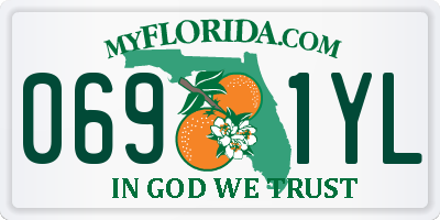 FL license plate 0691YL