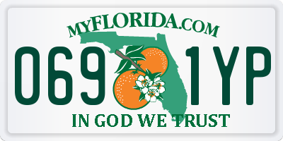 FL license plate 0691YP