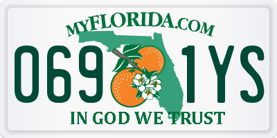 FL license plate 0691YS