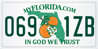 FL license plate 0691ZB