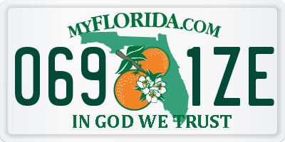 FL license plate 0691ZE