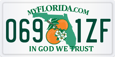 FL license plate 0691ZF