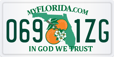 FL license plate 0691ZG